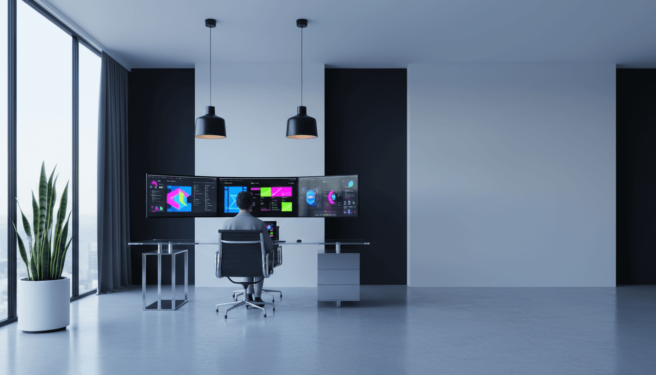 Luxury marketing workspace